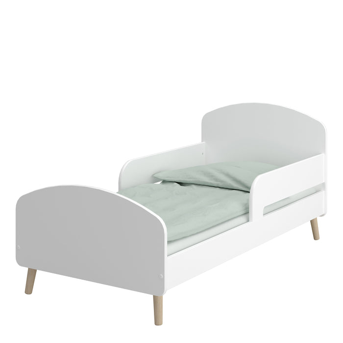 Gaia Toddler Bed 70x140 cm in Pure White