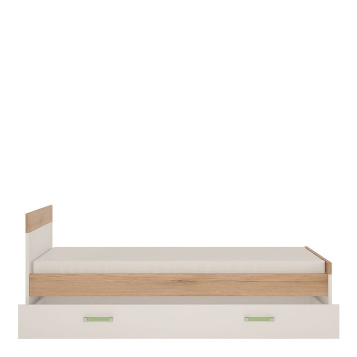 4KIDS Single Bed with Under Drawer with Lemon Handles