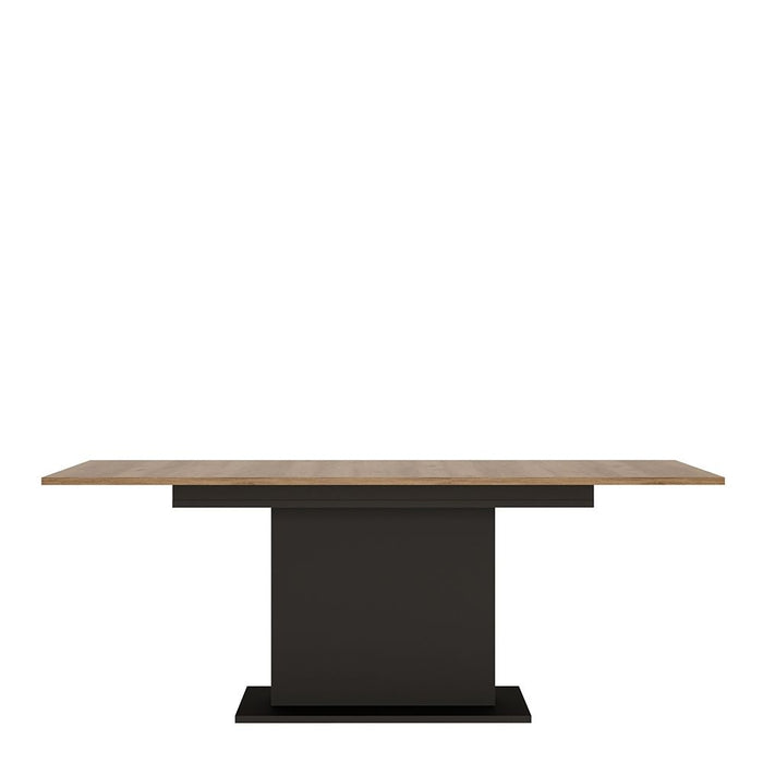 Brolo Extending Dining Table 160-200cm in Walnut and Dark Panel Finish