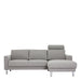 Cleveland Chaiselongue Sofa (RH) in Nova Light Grey