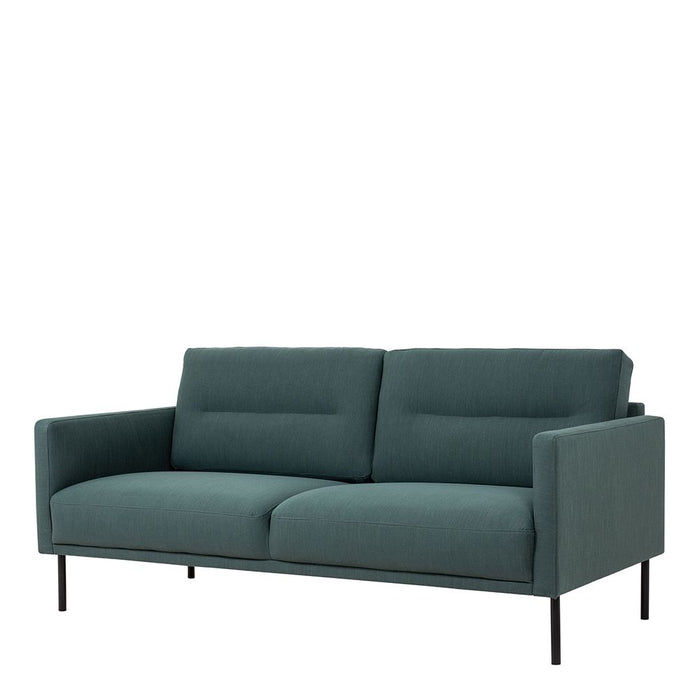 Larvik 2.5 Seater Sofa - Soul Dark Green, Black Legs