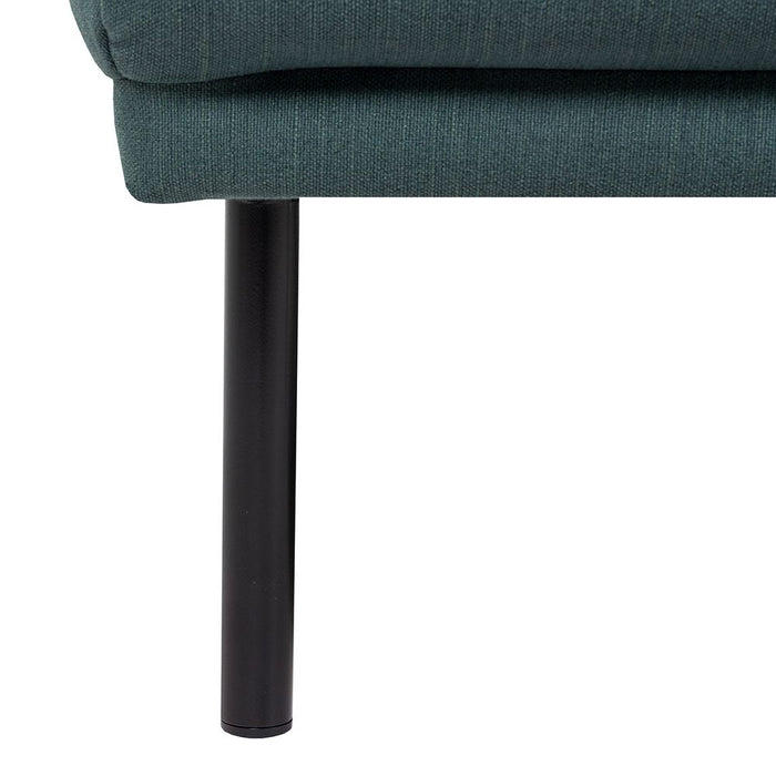 Larvik 2.5 Seater Sofa - Soul Dark Green, Black Legs