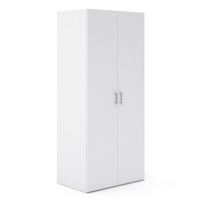 Space Package - Bedside 1 Drawer + Chest of 3 Drawers + Wardrobe with 2 doors + 1 drawer in White