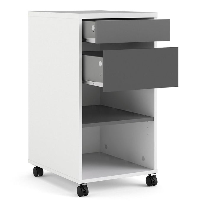 Function Plus Mobile File Cabinet 2 Drawers 1 shelf FSC Mix 70 % NC-COC-060652