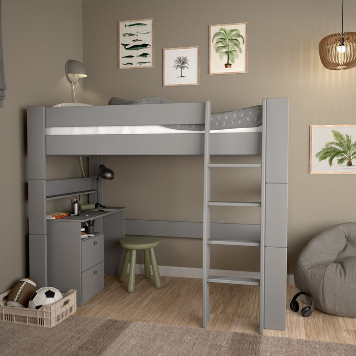 Steens For Kids High Sleeper in Folkestone Grey