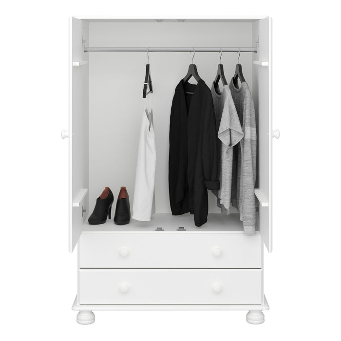 Richmond 2 Drawer Combi in Off White