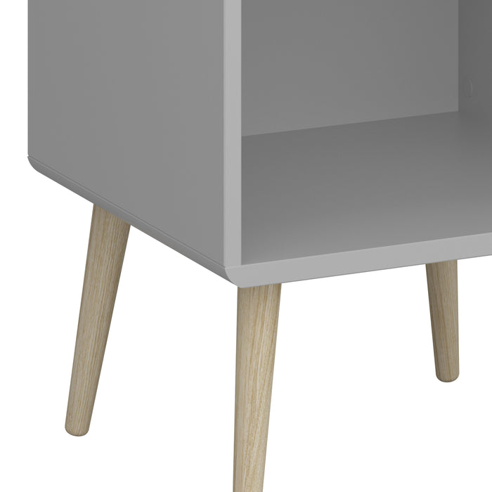 Softline 1 Drawer Bedside in Grey