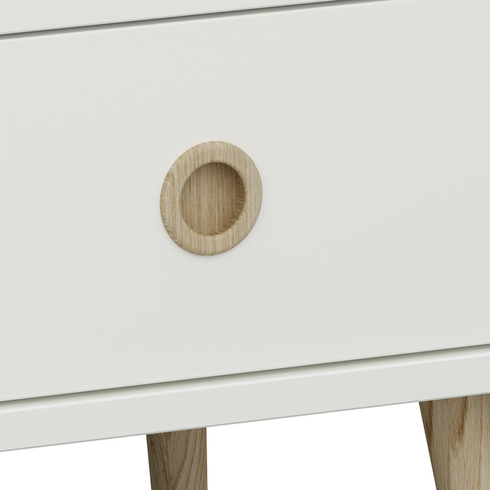 Softline Standard Desk in Off White