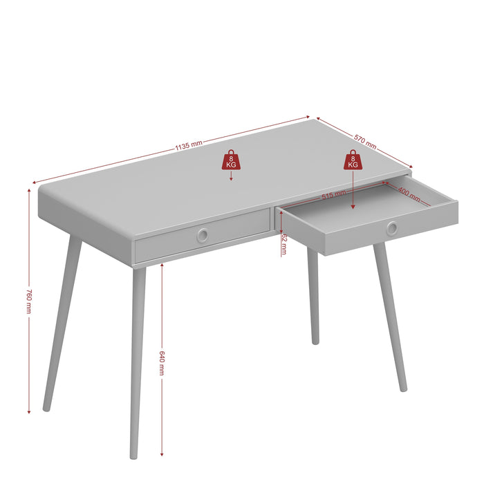 Softline Standard Desk in Grey