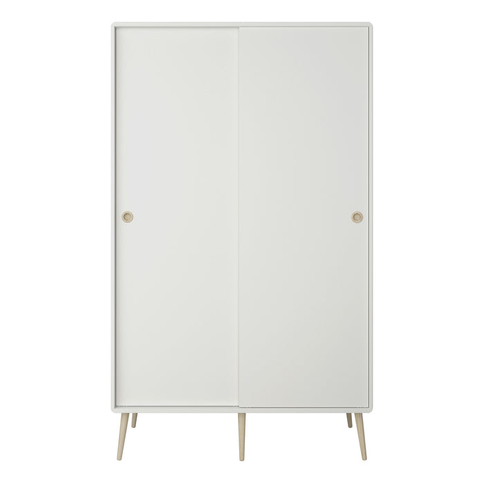 Softline 2 Door Sliding Wardrobe in Off White