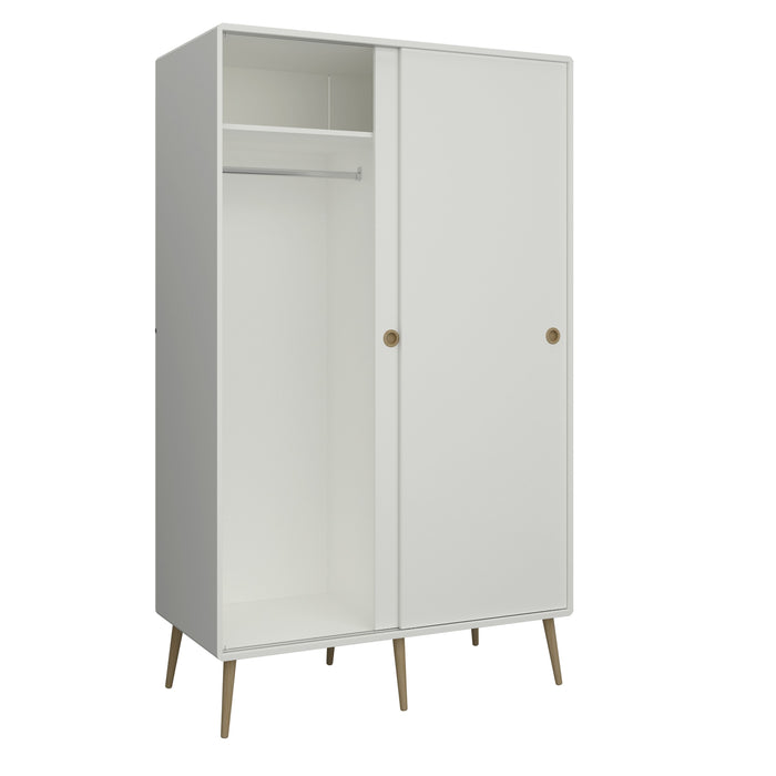 Softline 2 Door Sliding Wardrobe in Off White