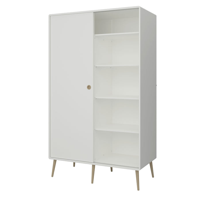 Softline 2 Door Sliding Wardrobe in Off White