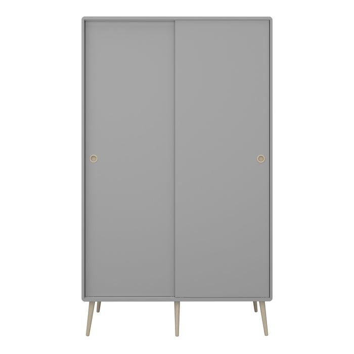 Softline 2 Door Sliding Wardrobe in Grey