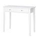 Tromso Desk 2 Drawers Pure White