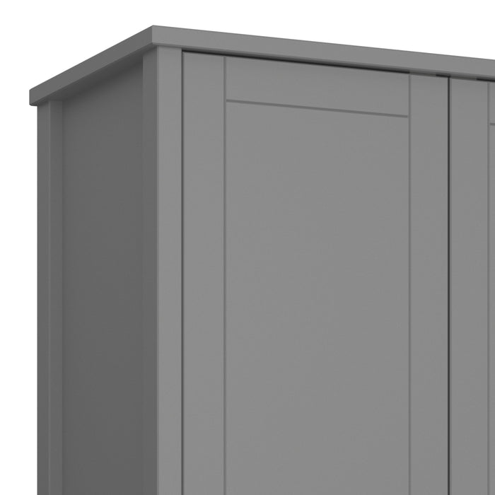 Tromso 2 Door Wardrobe Grey