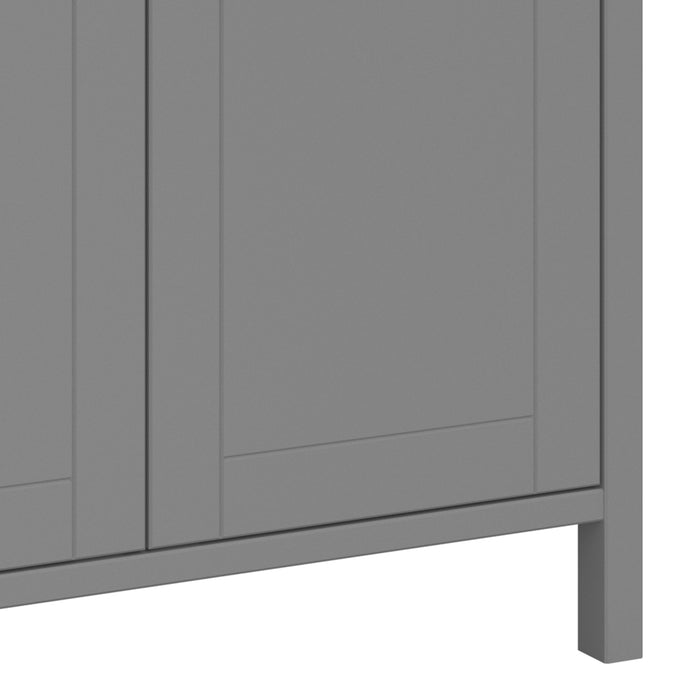 Tromso 2 Door Wardrobe Grey