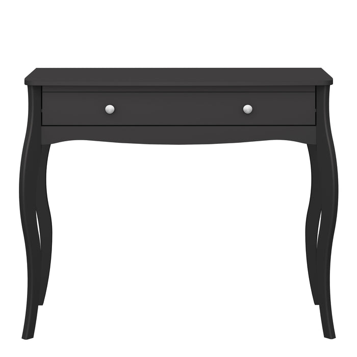 Baroque 1 Drawer Vanity in Black