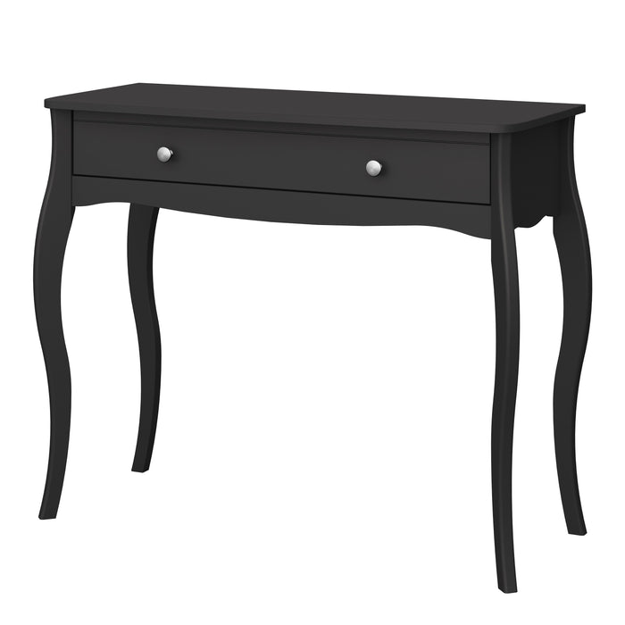 Baroque 1 Drawer Vanity in Black