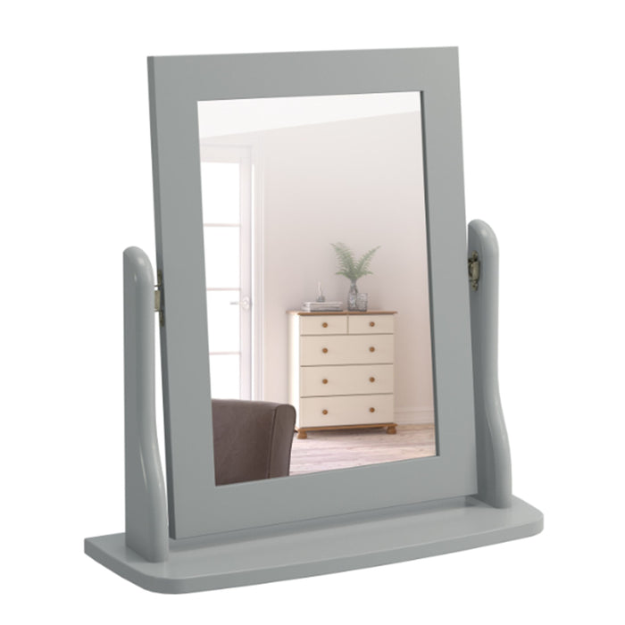 Baroque Mirror in Grey