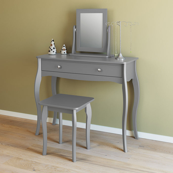 Baroque Mirror in Grey