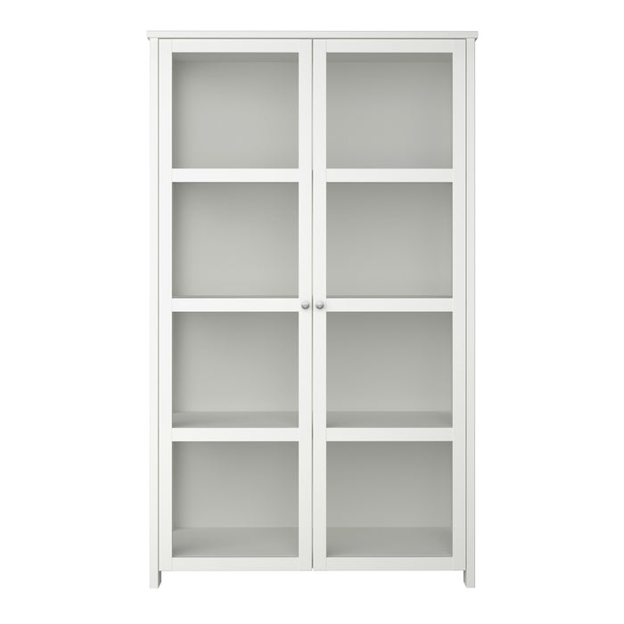 Excellent Showcase 2 Doors in Pure White