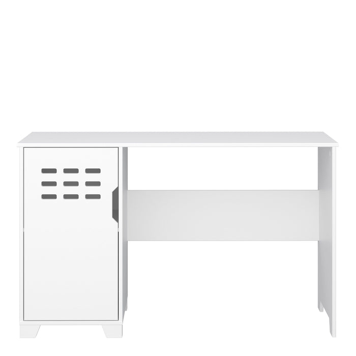 Loke Desk 1 Door Pure White