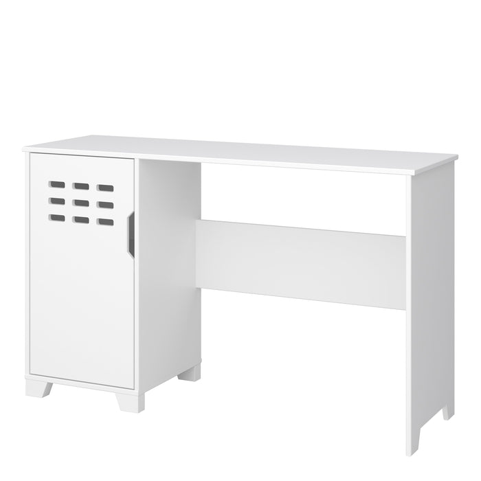 Loke Desk 1 Door Pure White