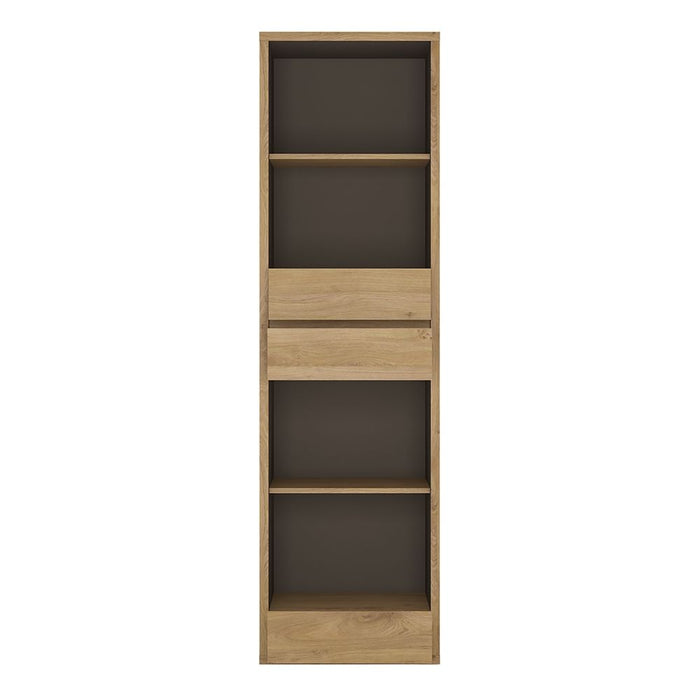 Shetland Tall Narrow 3 Drawer Bookcase