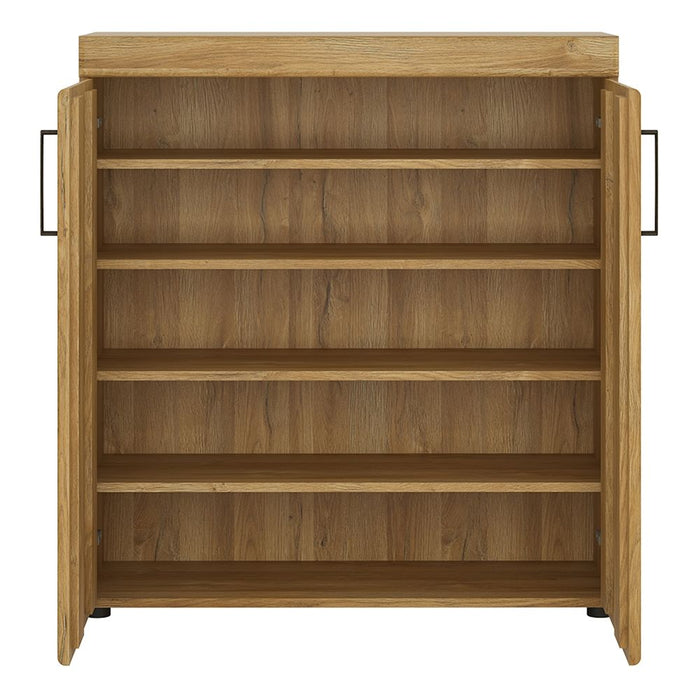 Cortina 2 Door Shoe Cabinet in Grandson Oak