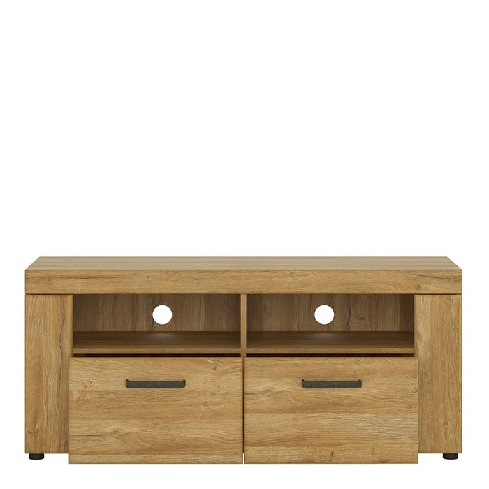 Cortina 2 Drawer TV Cabinet in Grandson Oak