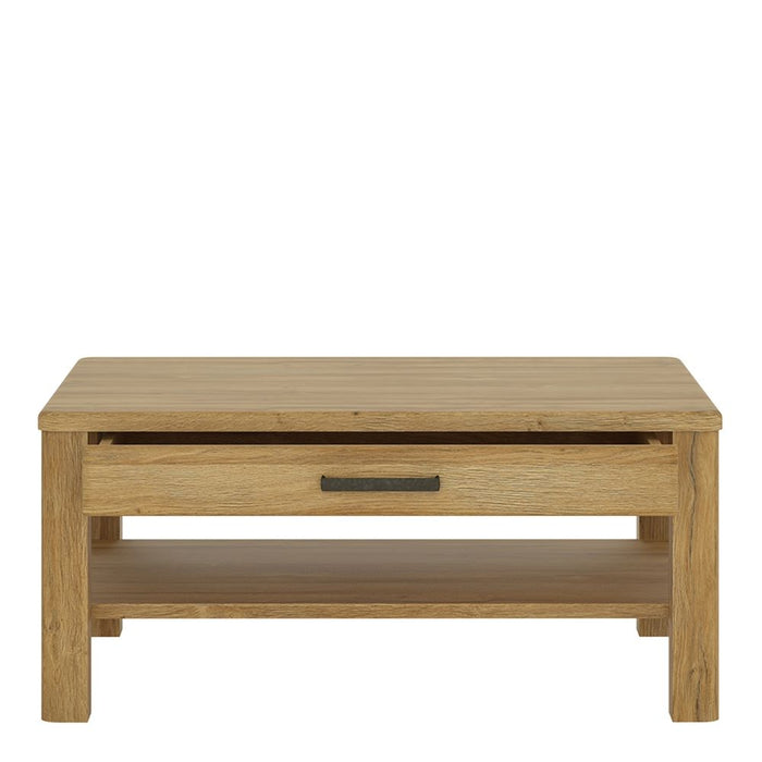 Cortina 1 Drawer Coffee Table in Grandson Oak