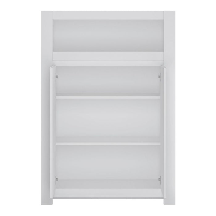 Novi 2 Door Cabinet in Alpine White