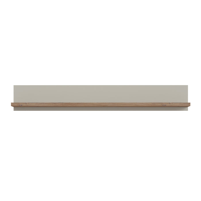 Rivero Wall Shelf in Grey and Oak