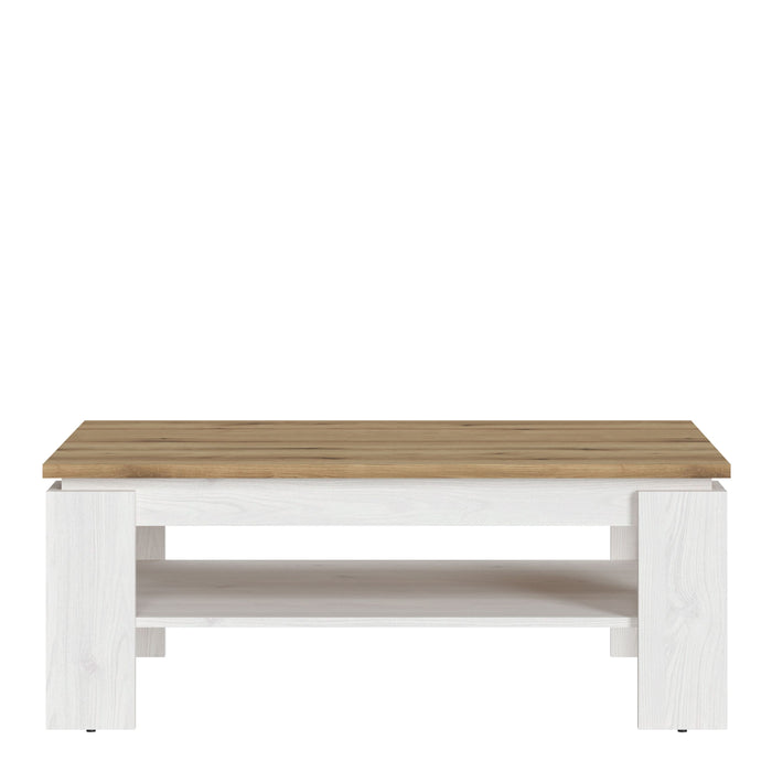 Celesto Coffee Table in White and Oak