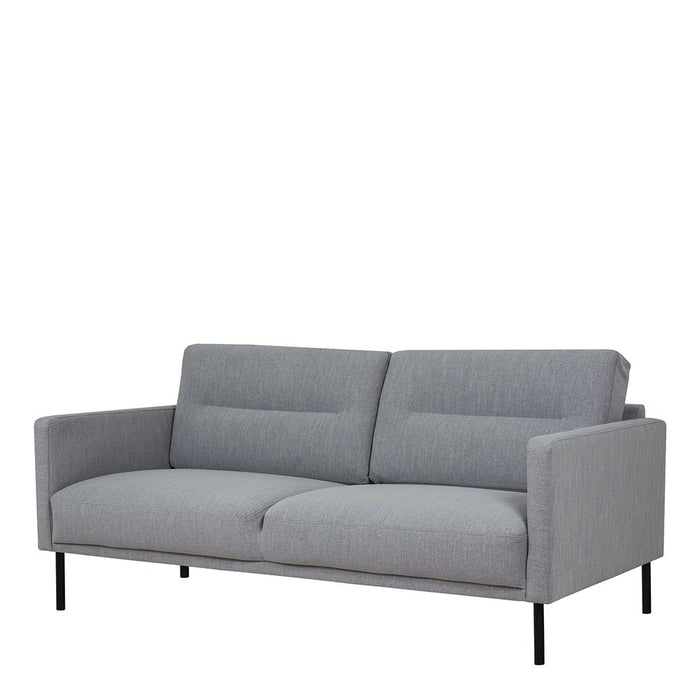 Larvik 2.5 Seater Sofa - Grey, Black Legs