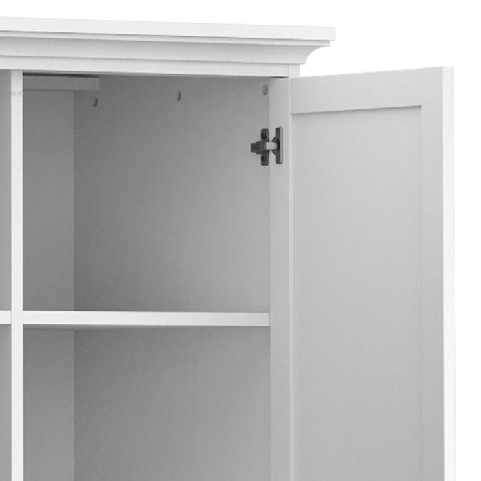 Paris Wardrobe with 2 Doors in White