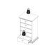 Paris Chest 5 Drawers in White