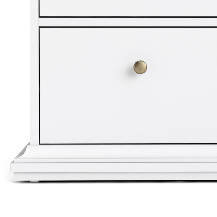 Paris Chest of 6 Drawers in White