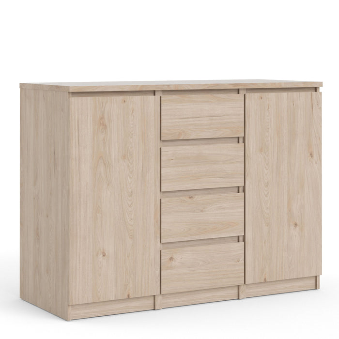 Naia Sideboard 4 Drawers 2 Doors in Jackson Hickory Oak