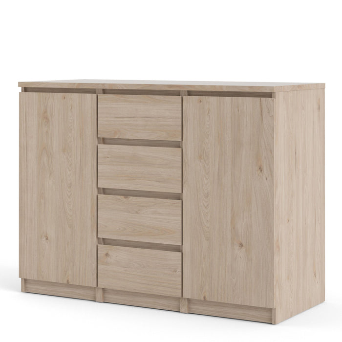 Naia Sideboard 4 Drawers 2 Doors in Jackson Hickory Oak