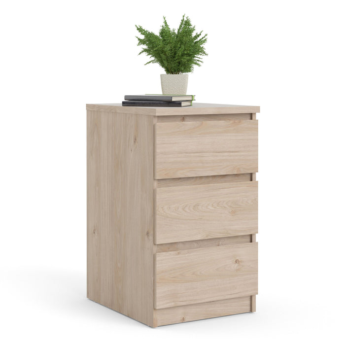 Naia Bedside 3 Drawers in Jackson Hickory Oak