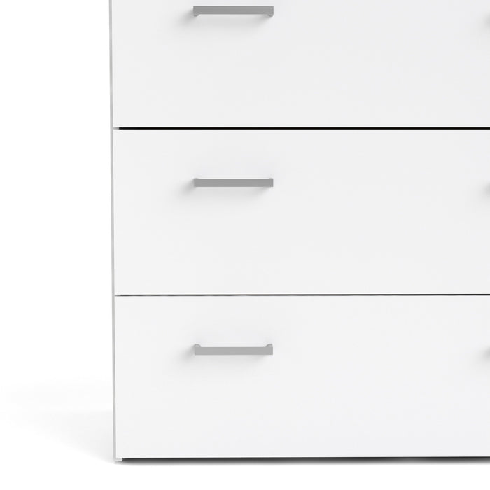 Space Chest of 5 Drawers in White