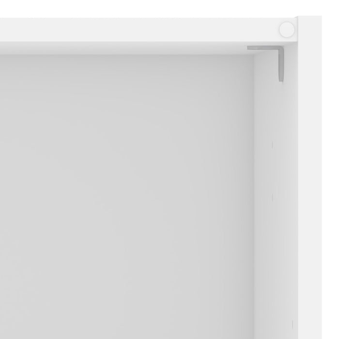 Space Wardrobe 1 Door in White 1750