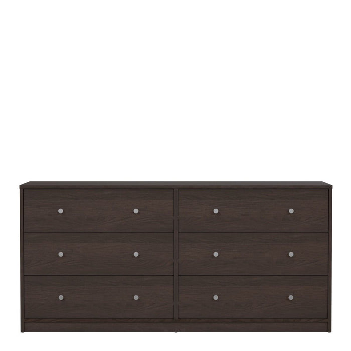 May Chest of 6 Drawers (3+3) in Coffee