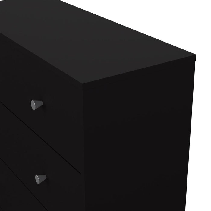 May Chest of 5 Drawers in Black