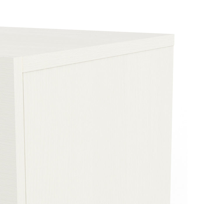 Pepe Bedside 2 Drawers in White Woodgrain