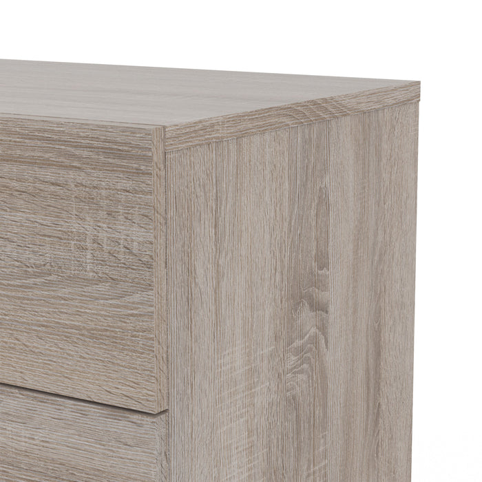 Pepe Wide Chest of 8 Drawers in Truffle Oak