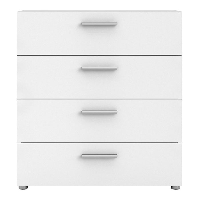 Pepe Chest of 4 Drawers in White