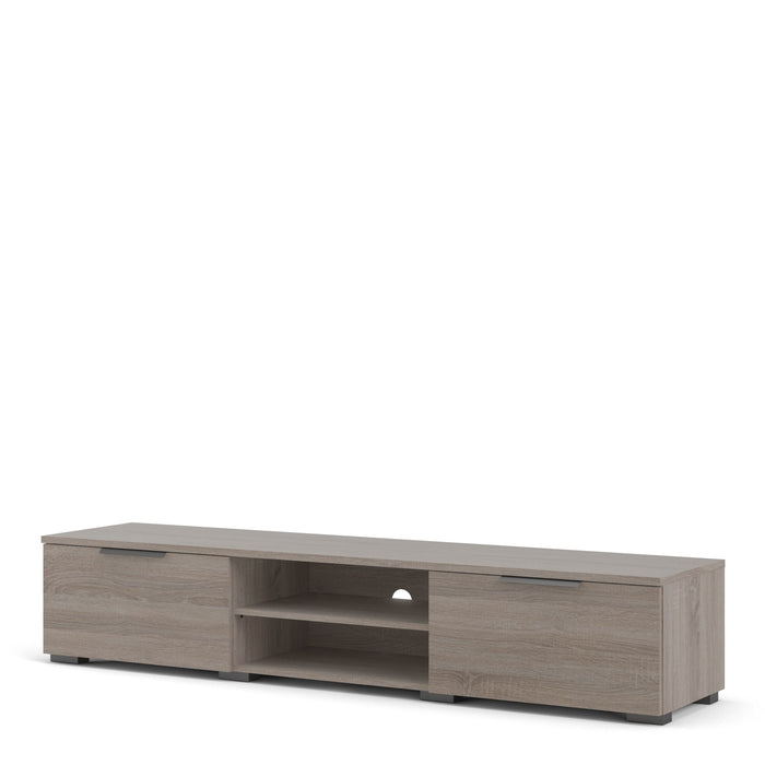 Match TV Unit 2 Drawers 2 Shelf in Truffle Oak