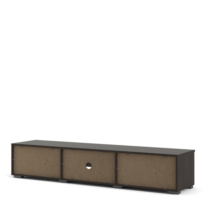 Match TV Unit 2 Drawers 2 Shelf in Rovere Gessato Dark Oak